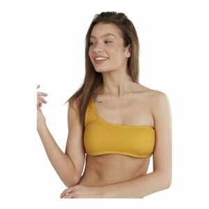 Női fürdőruha felső FUNDANGO Madison One Shoulder Top-235-dirt yellow kép