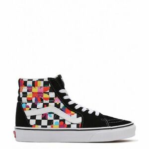 Női járócipő VANS UA SK8-HI (Floral Checkerboard) black true white kép