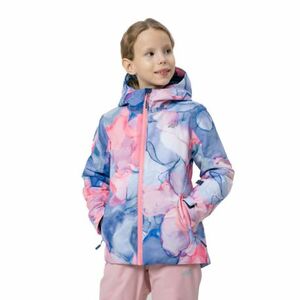 Lány sídzseki 4F JUNIOR GIRLS SKI JACKET JKUDN002-56A-LIGHT PINK ALLOVER kép