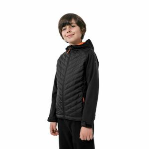 Fiú túra softshell kabát 4F JUNIOR BOYS SOFTSHELL JSFM002-20S-DEEP BLACK kép