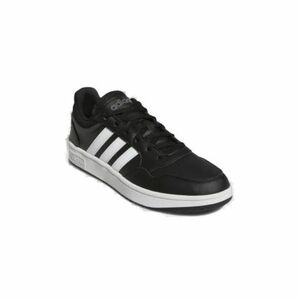 Férfi szabadidős lábbelik ADIDAS Hoops 3.0 core black cloud white grey six kép