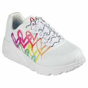 Lányok szabadidős cipők SKECHERS Uno Lite Love Brights white kép