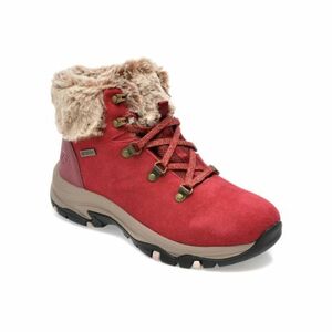 Női téli bokacsizma SKECHERS Trego Falls Finest dark red kép