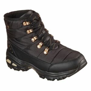 Női téli bokacsizma SKECHERS D Lites Weekender Puffer black gold kép