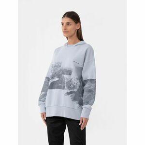 Női túrapulóver kapucnival 4F WOMENS SWEATSHIRT BLD013-34S-LIGHT BLUE kép