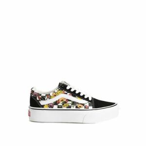 Női járócipő VANS UA Old Skool Platform poppy checkerboard black multi kép