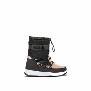 Lányok téli bokacsizma MOON BOOT Girl Soft Jr black copper kép