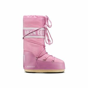 Lányok magas téli csizma MOON BOOT Icon Nylon Jr pink kép