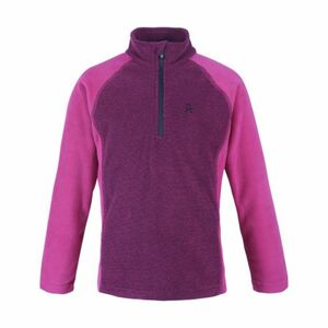 Lányok sípolár kabát COLOR KIDS Fleece pulli, striped, festival fuchsia kép