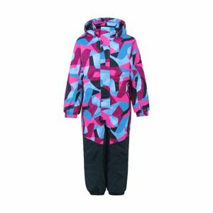 Lány téli overál COLOR KIDS Coverall AOP, AF 10.000, festival fuchsia kép