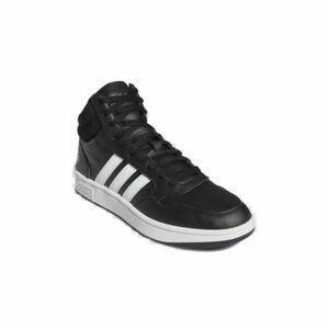 Férfi szabadidős lábbelik ADIDAS Hoops 3.0 Mid core black cloud white grey six kép