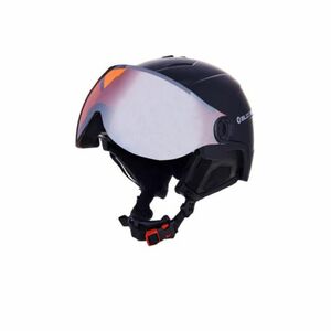 Sísisak pajzzsal BLIZZARD Double Visor ski helmet, black matt, orange lens, mirror kép