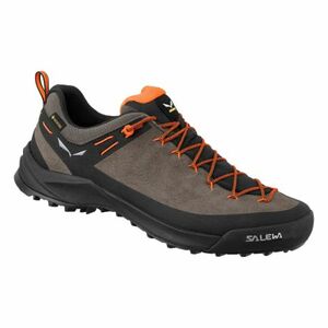 Férfi alacsony túracipő teljes bőrből SALEWA Wildfire Leather GTX brown bungee cord black kép