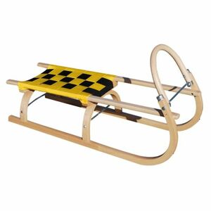 Szánkó SULOV Sledge - 67, yellow black: 110cm kép