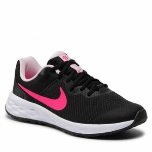 Lány sportcipő (edzés) NIKE Revolution 6 black pink foam hyper pink kép