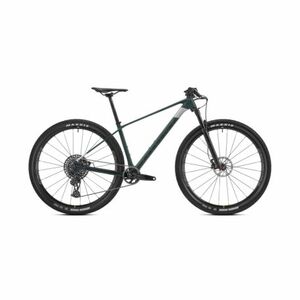 Mountain bike MONDRAKER Podium Carbon, translucent green carbon racing silver kép