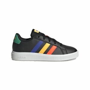 Fiú szabadidő cipő ADIDAS Grand Court 2.0 core black lucid blue court green kép