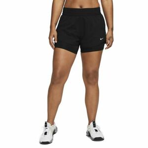 Női edzőnadrág NIKE W NK ONE DF MR 3IN 2N1 SHORT-Black kép