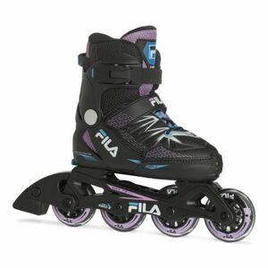 Junior görkorcsolyák FILA SKATES X-ONE G BLACK PINK LIGHTBLUE kép