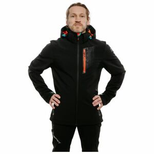 Férfi túra softshell kabát EVERETT SoftX jacket M black kép