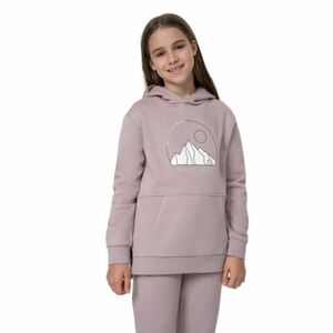 Leány túra pulóver kapucnival 4F JUNIOR SWEATSHIRT F277-52S-LIGHT VIOLET kép