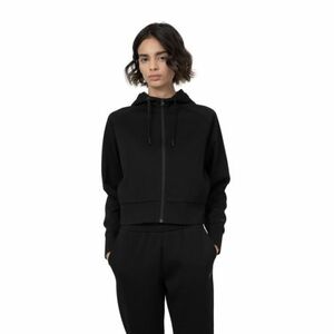 Női pulóver cipzárral 4F SWEATSHIRT F536-20S-DEEP BLACK kép