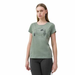 Női rövid ujjú turista póló 4F TSHIRT F273-42S-LIGHT GREEN kép