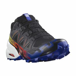 Férfi futócipő SALOMON Speedcross 6 GTX Blue Fire black surf the web safety yellow kép