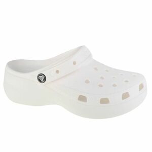 Női crocs (rekreációs lábbeli) CROCS Classic Platform Clog W white kép