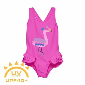 Lányok fürdőruha COLOR KIDS Swimsuit W. Application, sugar pink kép