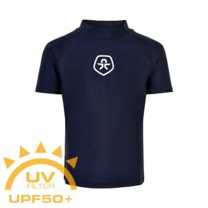 Fiúk úszóing COLOR KIDS T-shirt solid UPF 50+, dress blues kép