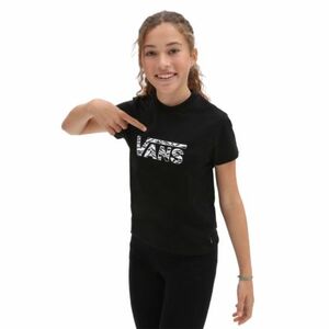 Rövid ujjú lány póló VANS ANIMAL LOGO CREW-BLACK kép