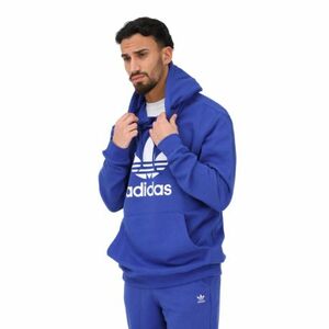 Férfi kapucnis pulóver ADIDAS ORIGINALS TREFOIL HOODY-Blue kép