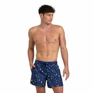 Férfi fürdőruha ARENA MENS BEACH SHORT ALLOVER-750-navy multi kép