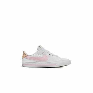 Lányok szabadidős cipők NIKE Court Legacy Ks white pink foam honeydew kép