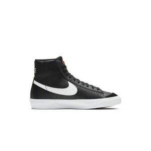 Junior járócipő NIKE Blazer Mid 77 black white team orange kép