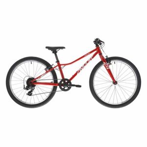 Junior mountain bike AMULET 24 Fun SH, cherry red silver, 2023 kép