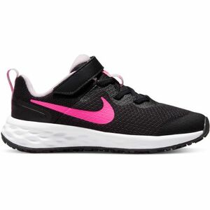 Lány sportcipő (edzés) NIKE Revolution 6 PSV black pink foam hyper pink kép