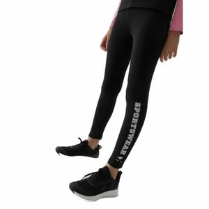 Lányok leggings 4F JUNIOR TIGHTS-JAW23TTIGF095-20S-DEEP BLACK kép