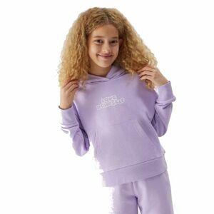 Lány kapucnis pulóver 4F JUNIOR SWEATSHIRT-JAW23TSWSF645-52S-LIGHT VIOLET kép