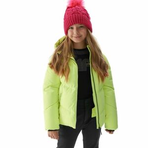 Lány sídzseki 4F JUNIOR TECHNICAL JACKET-JAW23TTJAF293-72N-LEMON NEON kép