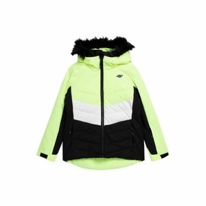 Lány sídzseki 4F JUNIOR TECHNICAL JACKET-JAW23TTJAF296-72N-LEMON NEON kép