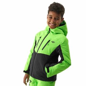 Fiú síkabát 4F JUNIOR TECHNICAL JACKET-JAW23TTJAM300-41N-GREEN NEON kép