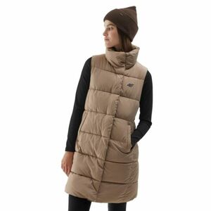 Női mellény 4F VEST-AW23TVESF076-82S-LIGHT BROWN kép