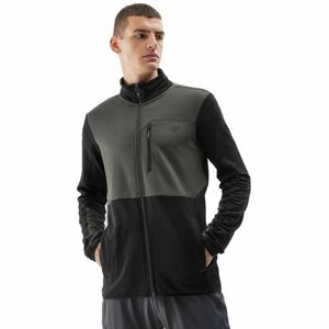 Férfi túra pulóver cipzárral 4F FLEECE-AW23TFLEM118-22S-ANTHRACITE kép