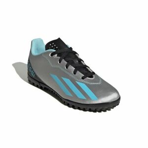 Junior gyepfocicipő ADIDAS X CRAZYFAST MESSI 4 SILVMT BLIBLU CBLACK_IE4068_tf kép