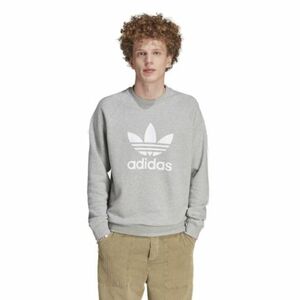 Férfi pulóver ADIDAS ORIGINALS TREFOIL CREW-IM4501-medium grey heather kép