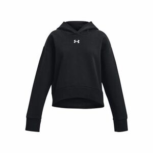 Hőszigetelt lányok edzőpulóver kapucnival UNDER ARMOUR UA Rival Fleece Crop Hoodie-BLK kép