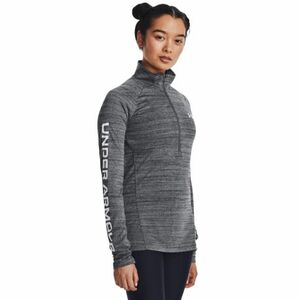 Női edzőpulóver 1 2 cipzárral UNDER ARMOUR Evolved Core Tech A1 Zip -BLK kép