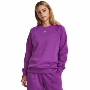 Hőszigetelt női edzőpulóver kapucnival UNDER ARMOUR UA Rival Fleece Crew-PPL kép